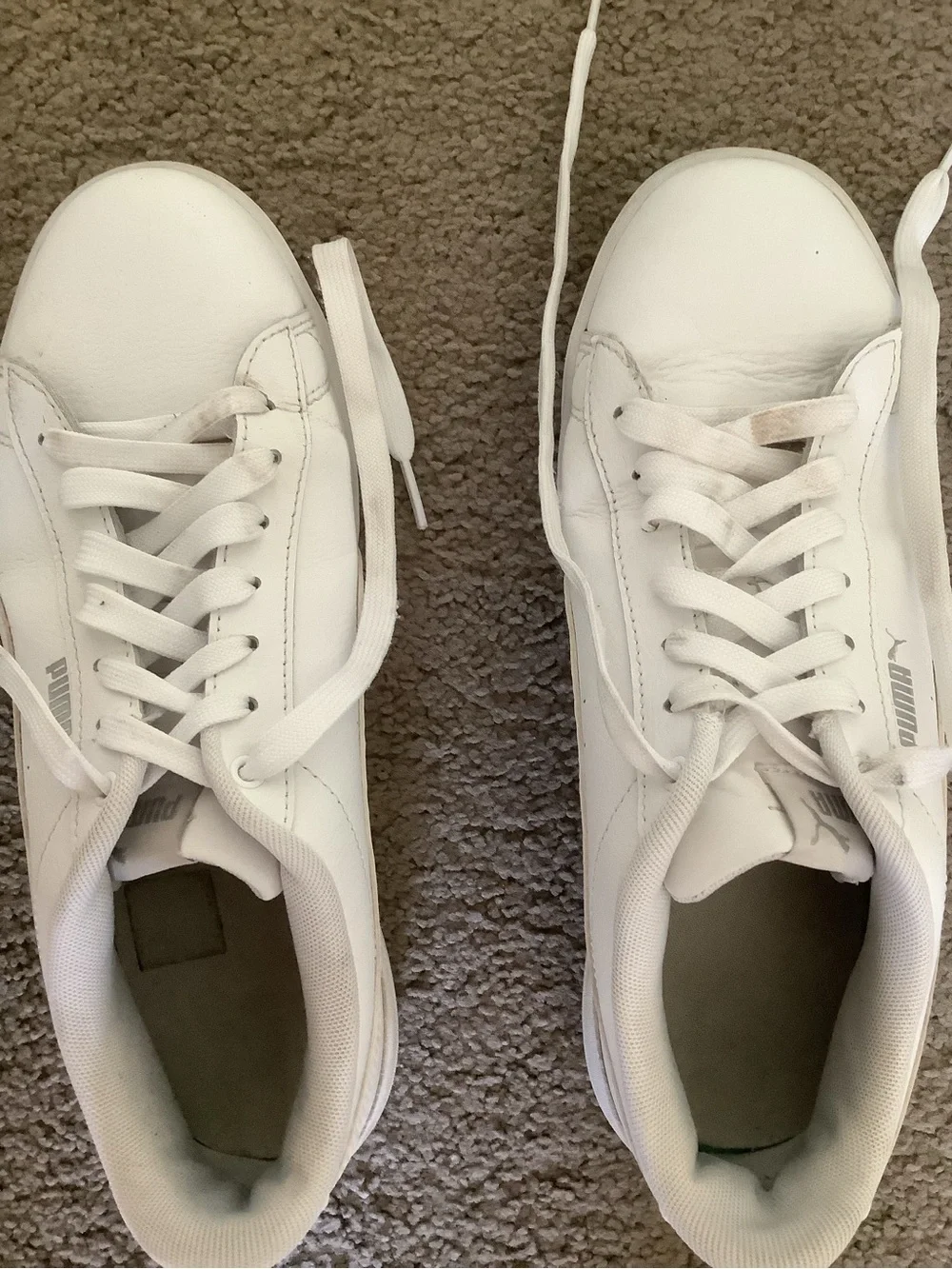 Puma White Sneakers size 9